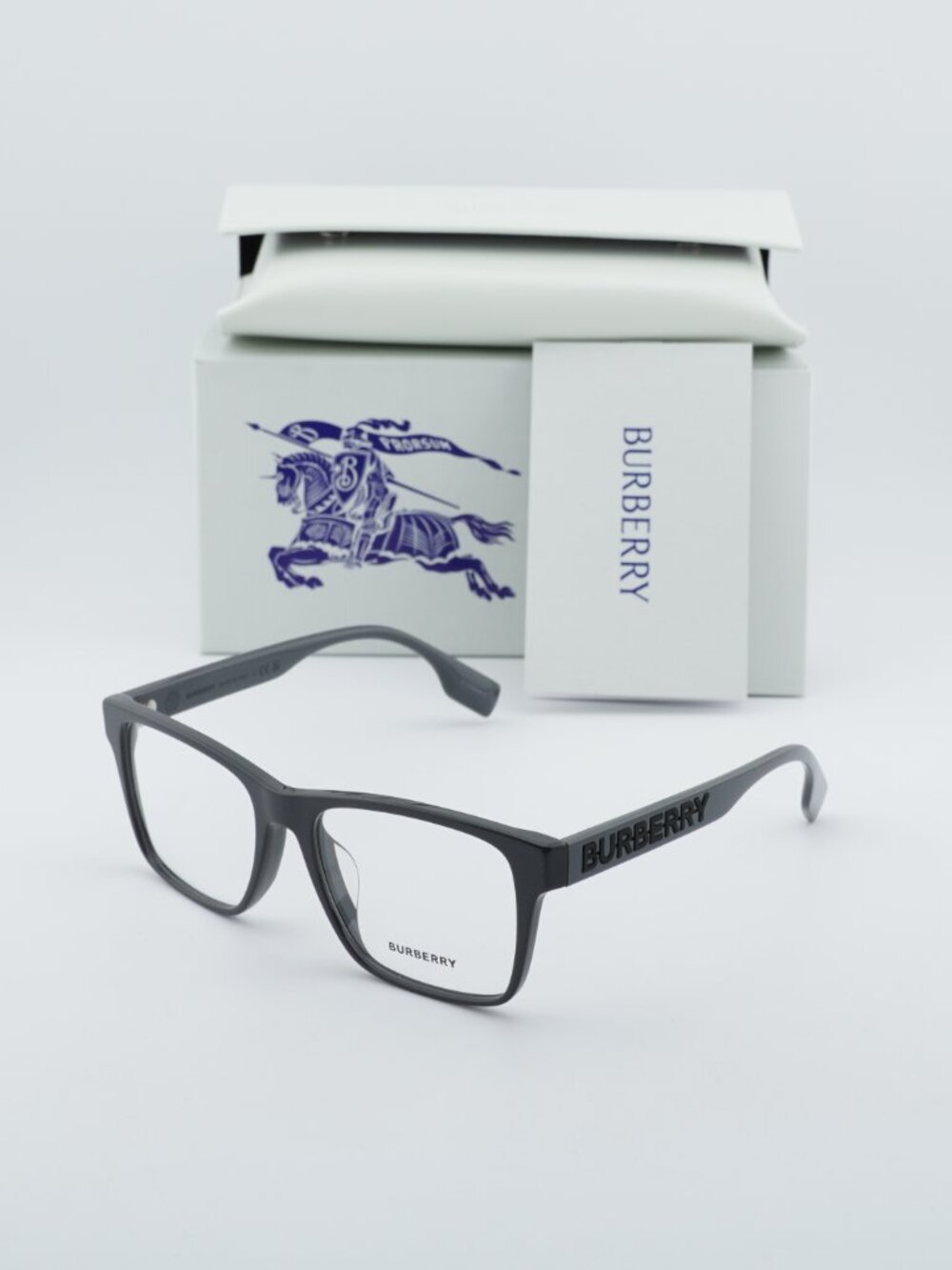 Burberry BE2393D 4185 Men Rectangle Eyeglasses 55mm - Grey - Picture 10 of 10